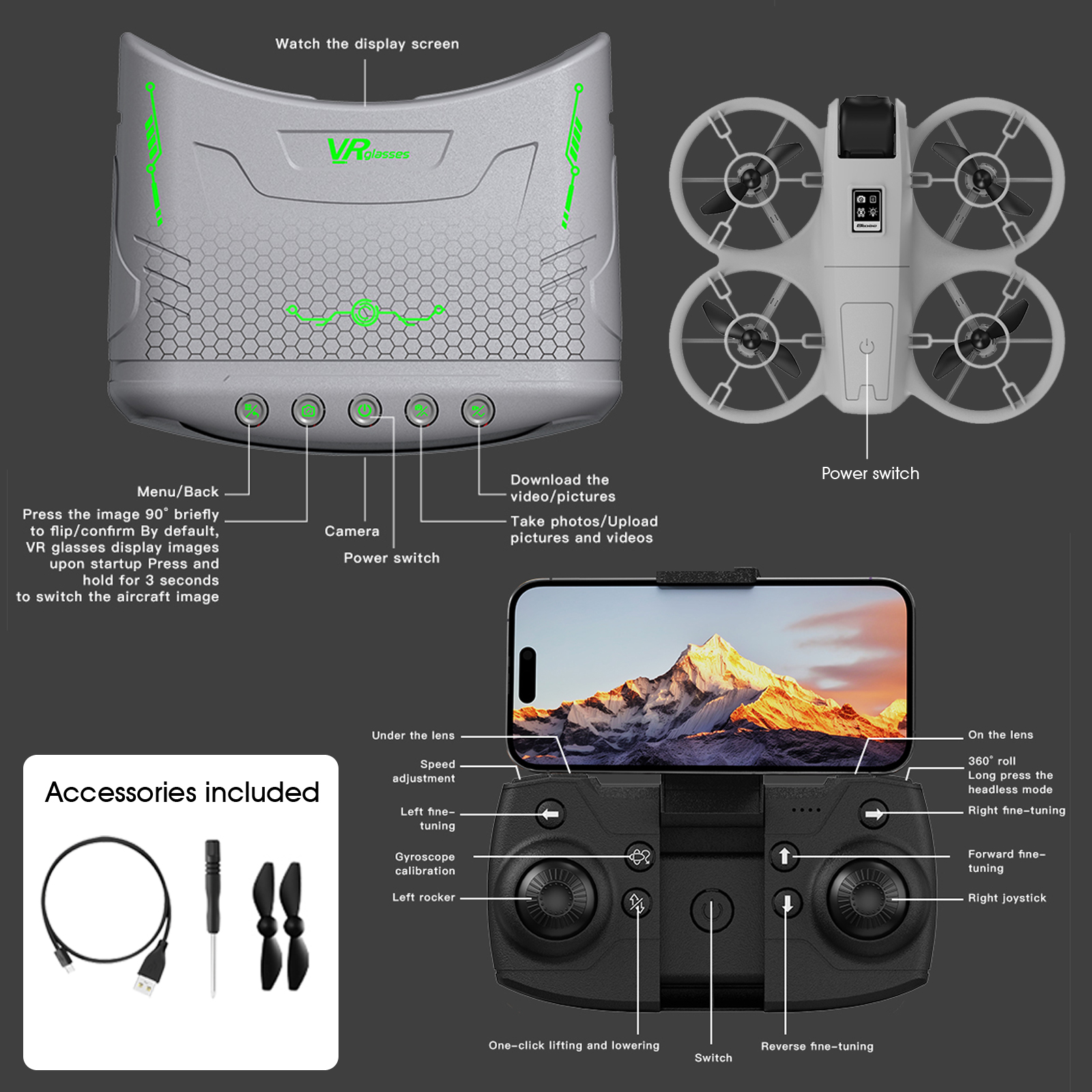 Mini Drone That Is Easy for Be - Drone Gimbal 리뷰 및 가격