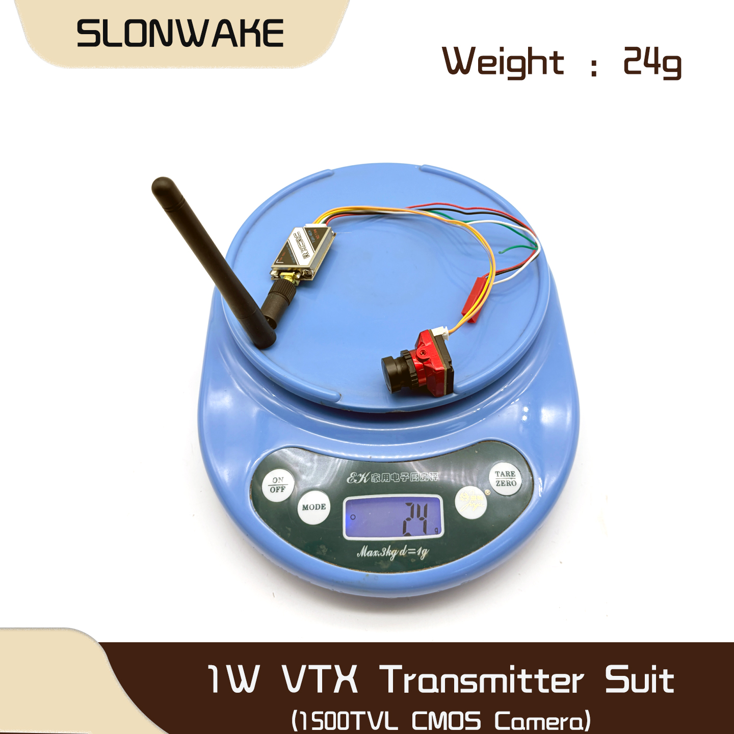 SLONWAKE  5.8G 48CH 1W VTX 100 - Drone Frame 리뷰 및 가격