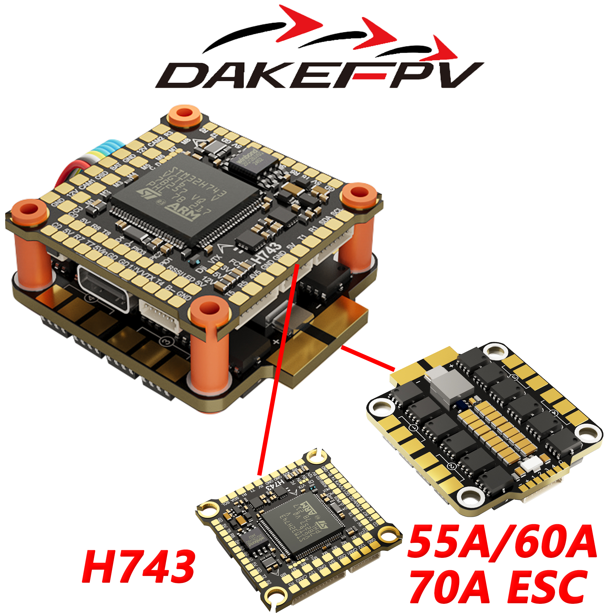 DAKEFPV H743 FC 6S 55A 8S 70A  - Drone Power Distribution Board 리뷰 및 가격