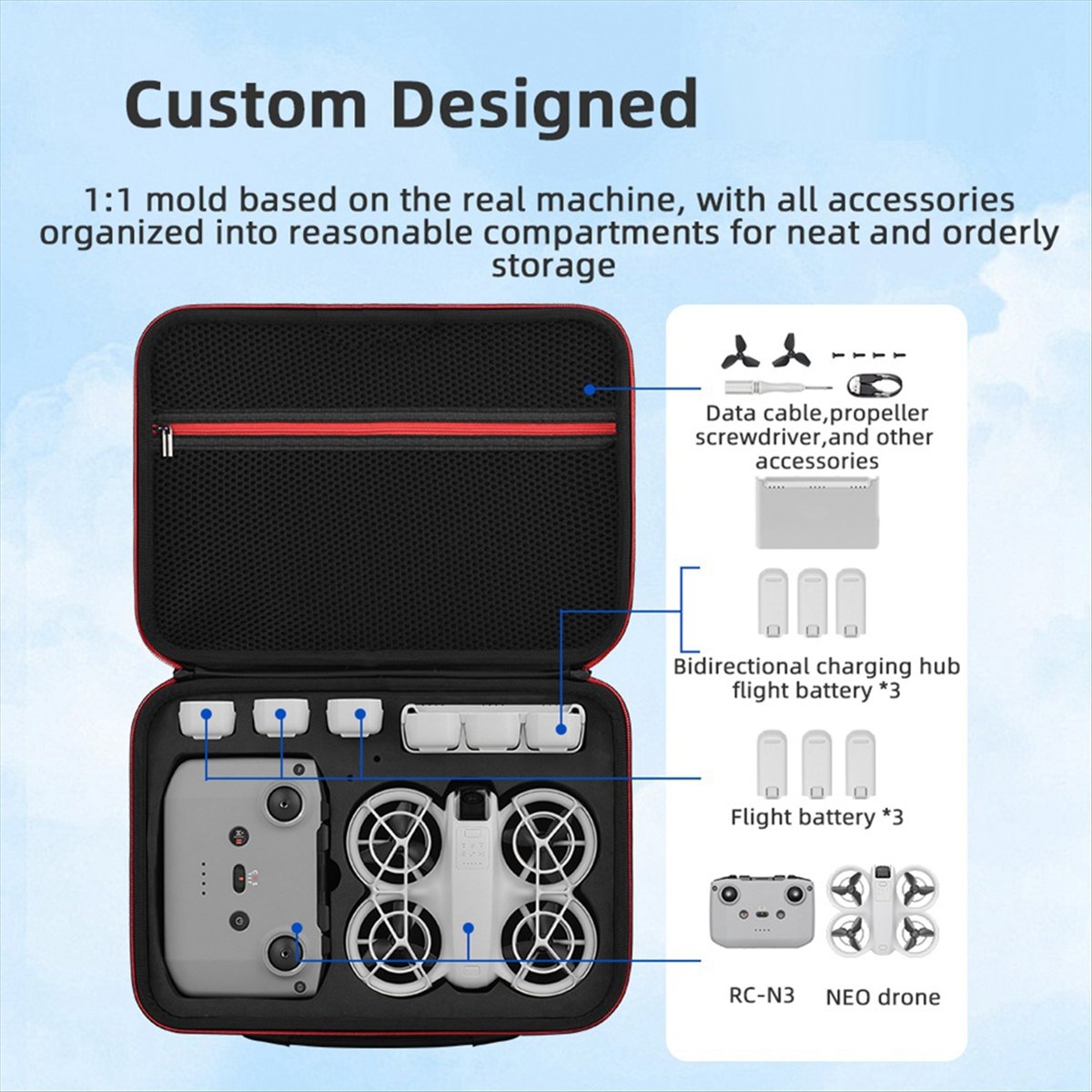 A43M Carrying Storage Bag for  - Drone Battery Strap 리뷰 및 가격