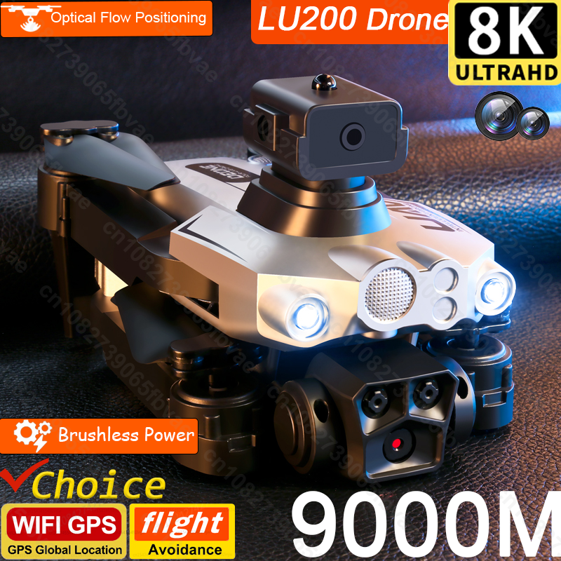LU200 8K GPS Drone Triple Came - Drone Gps Mount 리뷰 및 가격